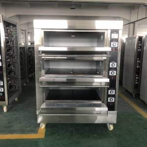 Thượng Hải <span class=keywords><strong>3</strong></span> Boong 6 Khay Thương Mại Bếp Gas Lò Nướng Bánh Thiết Bị Máy Nướng Bánh Mì Bánh Tầng Lò - Product Image 2