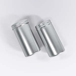 Custom Medicine Capsule Vitamin Bottle Supplement Bottle Aluminum <b>Pill</b> Bottle with Screw Cap - Product Image 1