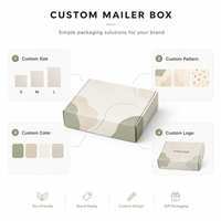 Boîte d'expédition en carton ondulé avec logo personnalisé pour l'e-commerce, boîte d'emballage en papier kraft imprimé vert sauge, boîte d'emballage en forme d'avion