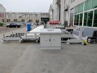 Travail du bois automatique PUR colle thermofusible MDF papier PVC plat plastifieuse/ligne de production MDF (double face)