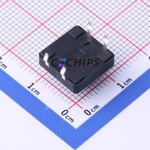 TSF001B07526A03 Tactile Switch DIP-4P,12x12mm Switch Round Button 2.6N Through Hole 12mm - Product Image 2