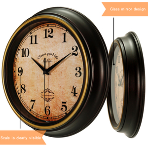<span class=keywords><strong>Orologio</strong></span> da parete esterno al quarzo su misura per la decorazione per la casa di lusso e stile artistico classico per la camera da letto di nozze Mute ticchettio movimento - Product Image 3