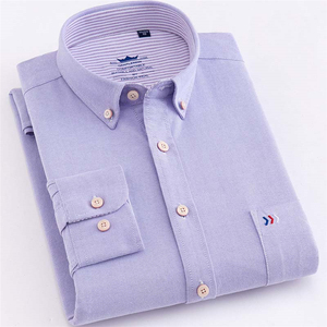 Ropa de moda para hombres, 2020 de los hombres de manga larga t camisas para <span class=keywords><strong>hombre</strong></span> camisa Formal - Product Image 4