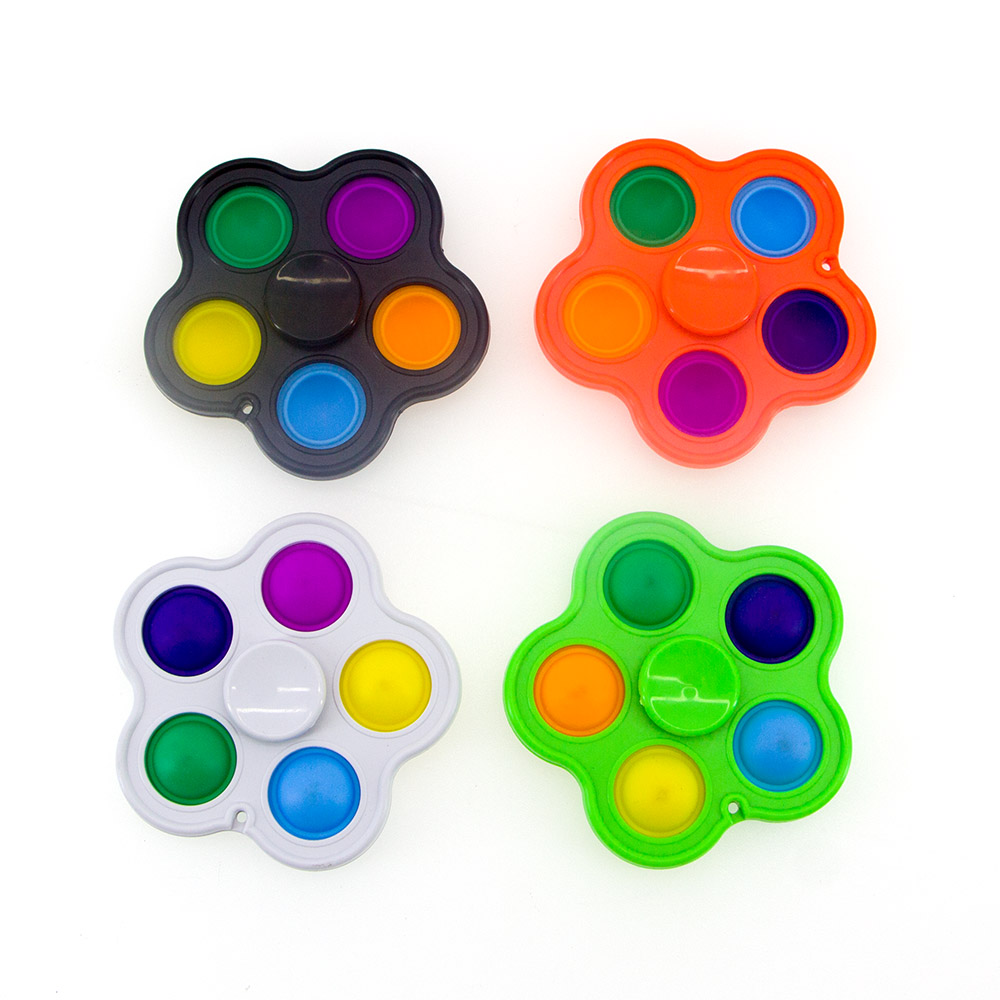 Ручной обсушки салатных листьев силиконовые пуш-ап поп-пузырь Непоседа сенсорная игрушка