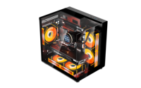 Boîtiers et tours d'ordinateur de jeu LY MATX, boîtier PC en gros, boîtier de jeu PC, écran LCD en option