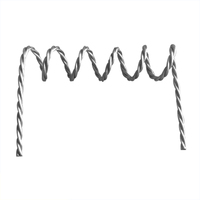 Vente d'usine 3 brins 0.81mm fil de bobine de tungstène Wolfram prix de chauffage par kg