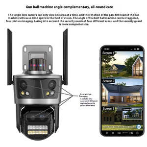 ICSEE 8x Zoom Wireless HD 4K 6K Network <b>Camera</b> 4-Lens 12MP PTZ Intelligent <b>Night</b> <b>Vision</b> Remote WiFi for Home & Outdoor Use - Product Image 3