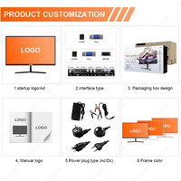 OEM 21,5 pulgadas IPS LED LCD Monitor 75Hz HDR DP Gaming Business Desktop PC Display