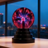 Lampe fantaisie magique USB ou boule Plasma LED à piles lumière décorative