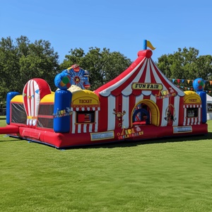 Castillo Inflable de Circo, Noria Inflable, Casa de Brinco Inflable, Parque Infantil Inflable con Certificación CE <span class=keywords><strong>para</strong></span> Parques de Diversiones al Aire Libre - Product Image 2