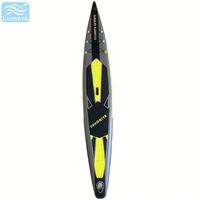 SUP plat portable de 427 cm avec une grande aileron centrale, en Drop Stitch plat, pour adulte, pour sports nautiques en plein air, Lumark Wholesale