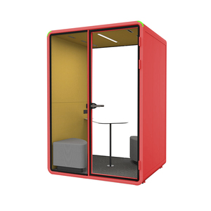 Cabine de conversation privée pour immeuble de bureaux, cabine insonorisée acoustique pour 2 personnes, cabine de réunion mobile - Product Image 1