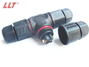 Llt L20 IP67 IP68 không thấm nước 2 3 4 pins ví<span class=keywords><strong>t</strong></span> dây <span class=keywords><strong>t</strong></span> 3Way Cáp nối doanh cho LED chiếu sáng ngoài trời - Product Image 5