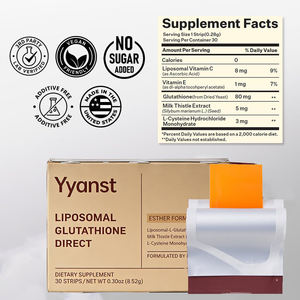 Bandelettes buccales de glutathion et de vitamine C de haute qualité, marque privée, pour blanchir la peau, résister à l'oxydation cutanée et protéger les cellules hépatiques. - Product Image 3