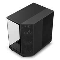 Computer Case H6 FLOW Black With 3 FAN Middle Tower Case Gaming Computer Case Tower Gaming PC