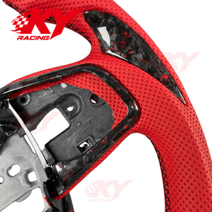 Volante Deportivo Rojo de Fibra de Carbono Forjado con Pantalla LED de RPM para Honda Civic Si Type R de Décima Generación 2016-2020 Accord - Product Image 2