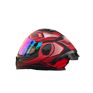 Casque de moto à rabat modulaire léger à petite coque avec double visière et faible bruit de vent Logo personnalisé OEM DOT - Product Image 4