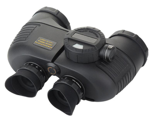 하이 퀄리티 10X50 블루 마린 쌍안 해양 망원경 50mm 대물 직경 Bak4 플로트 디지털 방향 나침반 - Product Image 6