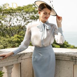 Camicie da donna Sexy a 3 colori <span class=keywords><strong>camicette</strong></span> da donna eleganti francesi retrò nuove <span class=keywords><strong>camicette</strong></span> primavera estate moda coreana trasparente 2022 - Product Image 4