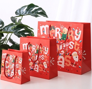 <span class=keywords><strong>2025</strong></span> thiết kế mới sang trọng giáng sinh ủng hộ túi-biểu tượng tùy chỉnh công ty kỳ nghỉ Quà tặng Túi" - Product Image 5