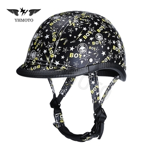 Casque demi-face YHMOTO, casque de moto, style équestre, accessoires universels pour moto pour hommes et femmes - Product Image 4