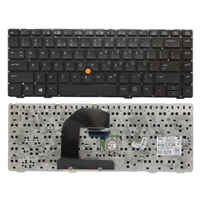 US Keyboard for HP ProBook 6460b 6465b 6470b 6475b EliteBook 8460p 8470p 8470w With Pointer US Black Laptop Keyboard