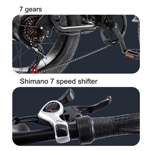 Scooter à neige tout-terrain avec pneus larges 20"*4.0, jantes, moteur 500w 48v, et amortisseurs multiples Yj-500w 500w 48v Yj-5 - Product Image 6