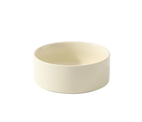 Ensemble de gamelles surélevées en céramique pour chat avec support en bois intégré, protection anti-encrassement du menton et du cou, design élégant et minimaliste, double gamelle pour animaux de compagnie