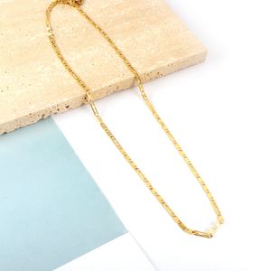 En Stock, Cadena de Acero Inoxidable Chapada en Oro de 18k, 2MM*40CM+5CM, Venta al Por Mayor, Precio de Joyería, Cadenas Planas - Product Image 3