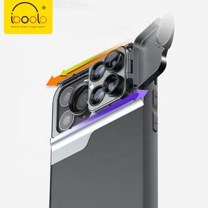 เคสโทรศัพท์ IBOOLO พร้อมเลนส์ถ่ายภาพหลายแบบ มุมกว้าง มาโคร เทเลโฟโต้ ชุดเลนส์ 5 in 1 สำหรับ iPhone - Product Image 3