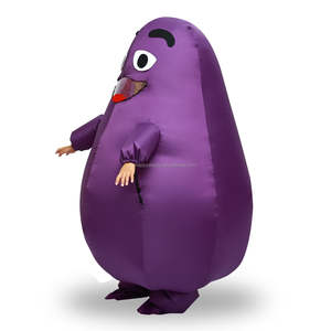 Costume de Cosplay Aubergine Violet pour Adulte Unisexe Gonflable, Carnaval d'Halloween, Fête des Fruits et Légumes - Product Image 6