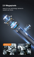 Caméra endoscopique industrielle G10 HD à 5 écrans, HD1080P, pour inspection de canalisations et égouts, étanche IP67, LED, 2000mAh, ANSESOK
