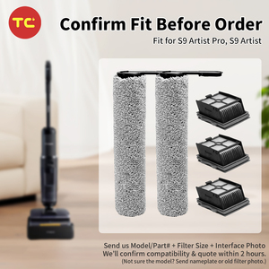 Kit de remplacement de rouleau brosse et de filtre sec pour Tineco S9 Artist Pro/Artist/S7 Stretch/S6 Stretch/S7 Stretch Ultra/i5/i6 Stretch - Product Image 5