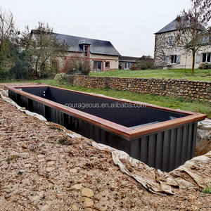 Acciaio e materiale del contenitore in fibra di vetro Spa sotterranea costruita per la casa e l'hotel elegante <span class=keywords><strong>piscina</strong></span> Design - Product Image 3