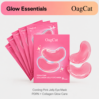 Masque Hydrogel Anti-Âge et Anti-Poches pour les Yeux au Collagène Rose PDRN, Soin Visage et Contour des Yeux en Gros, Marque Privée