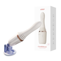 Machine sexuelle vibrante télescopique entièrement automatique APP, rechargeable par USB, 100 % étanche, jouets pour adultes pour femmes