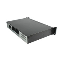 Boîtier de serveur de stockage de données 1,5U 2 baies Hot Swap Mini ITX Rackmount Ordinateur industriel Châssis de serveur