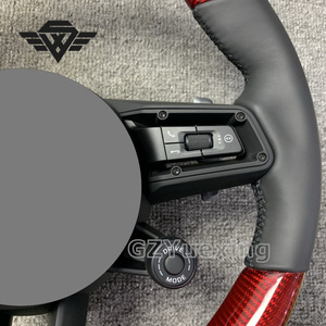 Vente chaude pour Porsche Cayenne Panamera Macan Tayneen 718 911 955 957 958 970 971 991 992 Volant de voiture en fibre de carbone rouge - Product Image 3