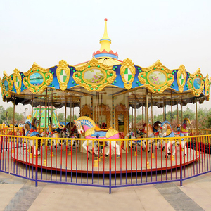Carrusel de Gran Tamaño con Accionamiento Superior, Equipo de Diversión para Niños, Atracciones de Feria - Product Image 5