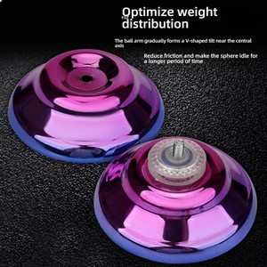 Concours <span class=keywords><strong>de</strong></span> sommeil <span class=keywords><strong>de</strong></span> retour automatique lumineux Convient aux enfants <span class=keywords><strong>de</strong></span> 6 ans et plus Cadeau <span class=keywords><strong>de</strong></span> fête des enfants Jouet Yo Yo professionnel magique - Product Image 4