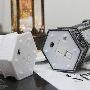 2025 EID Ramadán linterna musulmana lámpara islámica EID Mubarak Decoración Luz Ramadán Kareem decoraciones suministros para fiestas - Product Image 4