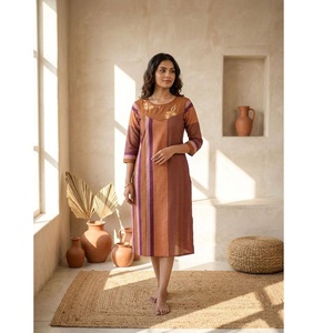 Unique Design Ethnic Handwoven Textile <b>Kurti</b> for Women Durable Soft Fabric Suitable for Office Travel and Daily Use for Sale - Product Image 5