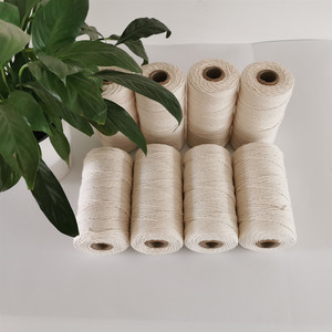 Cordon en macramé tressé de couleur naturelle de 2 mm x 200 m, <span class=keywords><strong>corde</strong></span> en <span class=keywords><strong>coton</strong></span> pour la décoration murale, les suspensions de plantes, l'artisanat et le tricot - Product Image 3