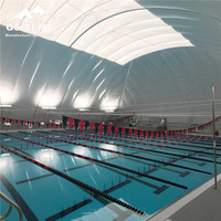 Dôme gonflable simple en forme de Tunnel, abri d'extérieur, pour piscine, 1 pièce