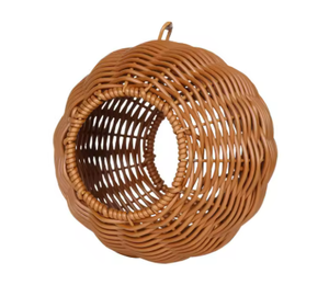 2025 yeni doğal <span class=keywords><strong>Rattan</strong></span> güvenli ve toksik olmayan papağan yuvalama askı uyuyan, kuş kafesi aksesuarları ile dinlenme için uygun - Product Image 1