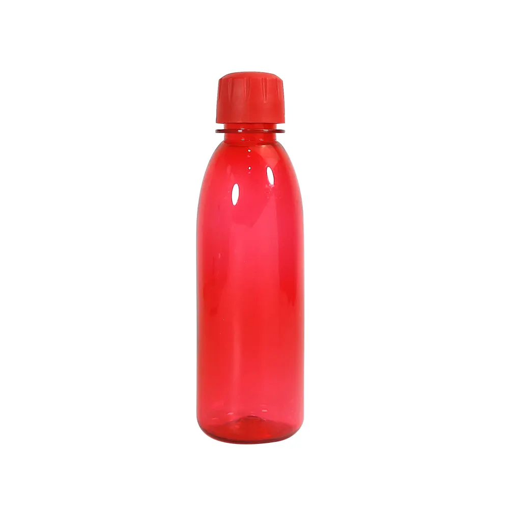20oz Custom Logo Single Wall Acrylic Clear cola shaped Transparent tritan sports water bottle and Lid Wholesale