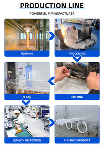 透明性の高い石英ガラス管中空厚壁腐食高温耐性曲げ加工サービス - Product Image 4