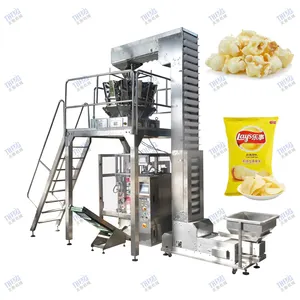 Mesin pengepakan biji kopi 1 kg, mesin pengepakan kacang pistachio multihead mesin doypack beras 2kg kemasan mesin sachet