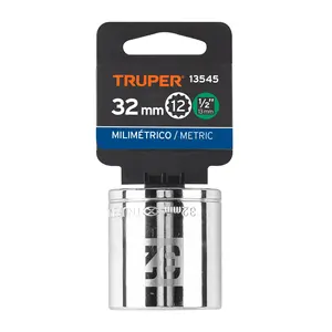 BOX 6 Douille 32 mm, 12 points, entraînement 1/2 po, TRUPER - Product Image 4