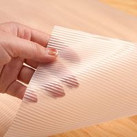 Tapis de protection antidérapant et lavable en EVA pour étagères, tapis de cuisine non adhésif, imperméable et résistant à l'huile pour réfrigérateur, armoires et tiroirs